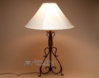 Use Rustic Wrought Iron Western Lamps